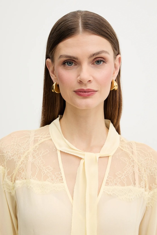 Patrizia Pepe bluzka żółty 8C0859.A692