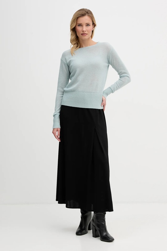 Joop! sweter kaszmirowy 30100457 turkusowy SS26