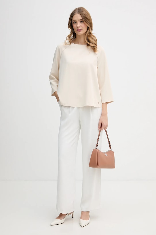 Joop! bluzka 30100460 beżowy SS26