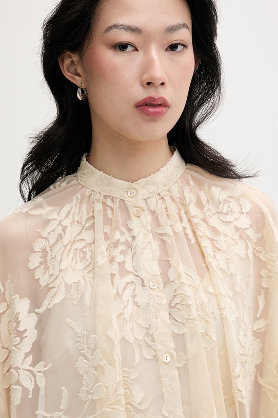 ERMANNO Firenze koszula damska beżowy D48EK019CSE60