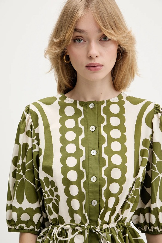 Farm Rio koszula bawełniana 344603 zielony