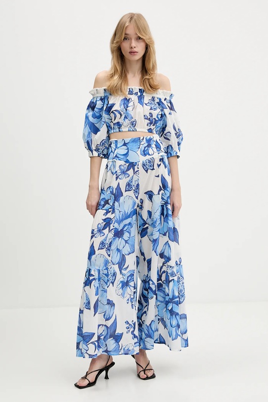 Farm Rio bluza bawełniana 344714 niebieski SS26