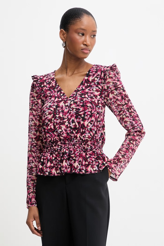 Morgan bluzka wzorzyste różowy TIBLOO