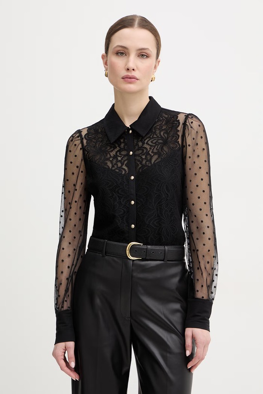 Morgan koszula wzorzyste czarny TMUSIC