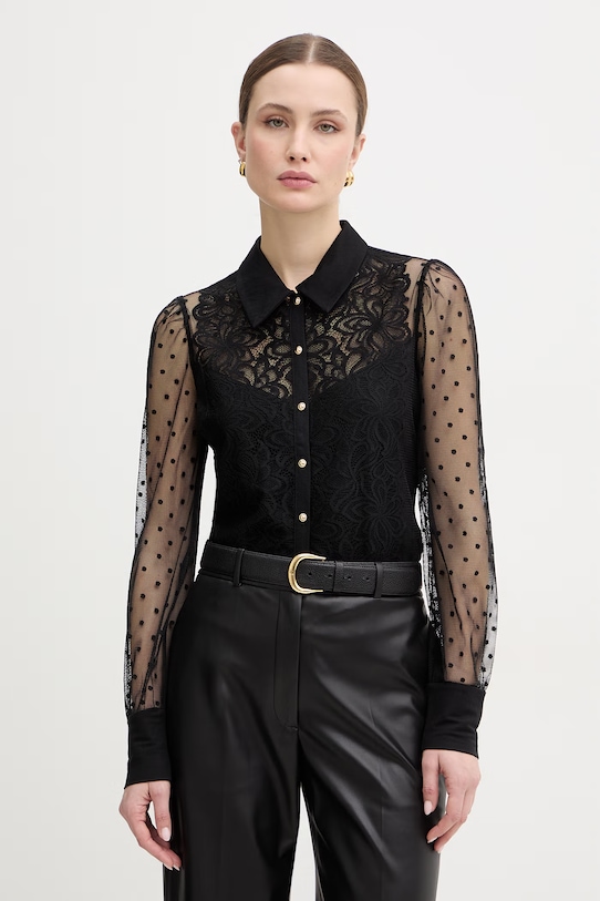 Morgan koszula wzorzyste czarny TMUSIC