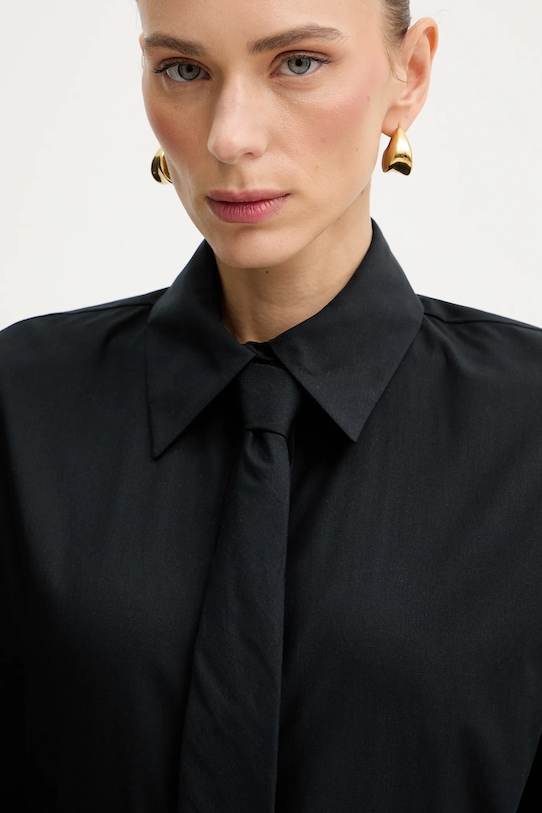 Elisabetta Franchi koszula bawełniana czarny CA15261E2