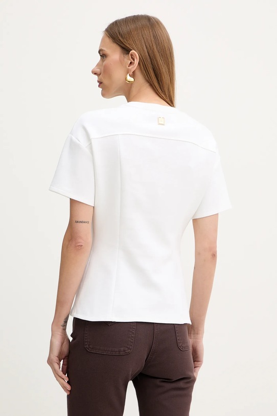 Oblečení Halenka Elisabetta Franchi MA00461E2 béžová