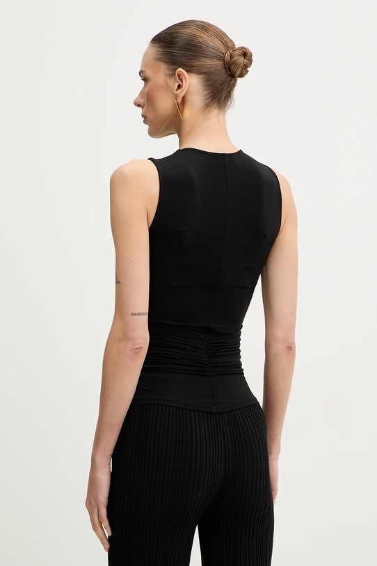 Odzież Elisabetta Franchi bluzka TO03761E2 czarny