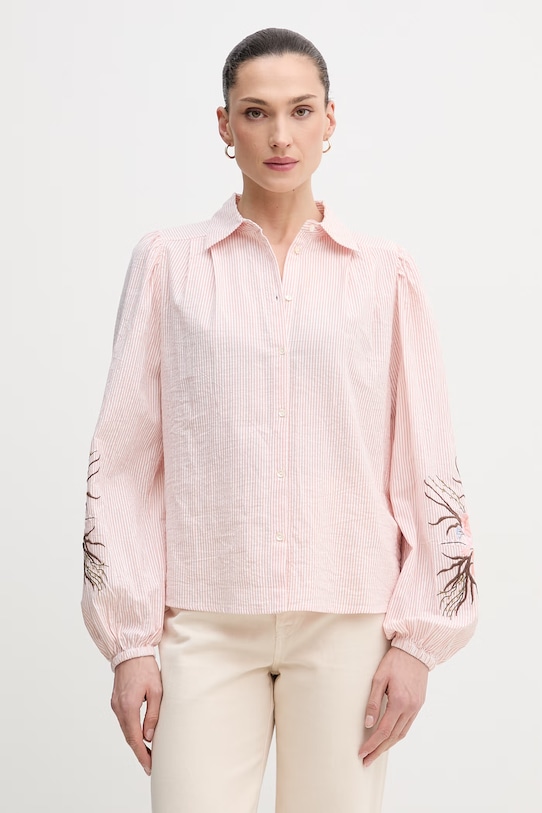 Pamučna košulja Mos Mosh Ciu regular narančasta 177980.