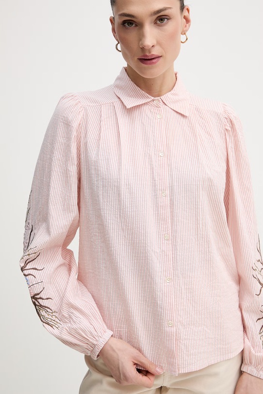 Pamučna košulja Mos Mosh Ciu narančasta 177980.