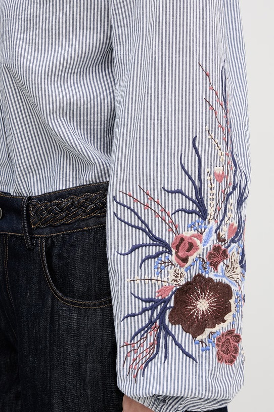 Mos Mosh koszula bawełniana Ciu 177980. granatowy