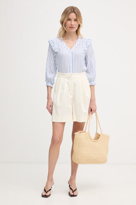 Mos Mosh сорочка жіноча бавовняна Debby 177110 блакитний SS26