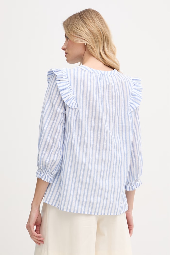Одяг Mos Mosh сорочка жіноча бавовняна Debby 177110 блакитний