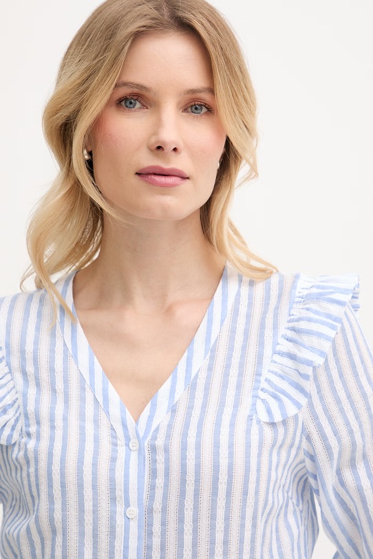 Mos Mosh сорочка жіноча бавовняна Debby блакитний 177110