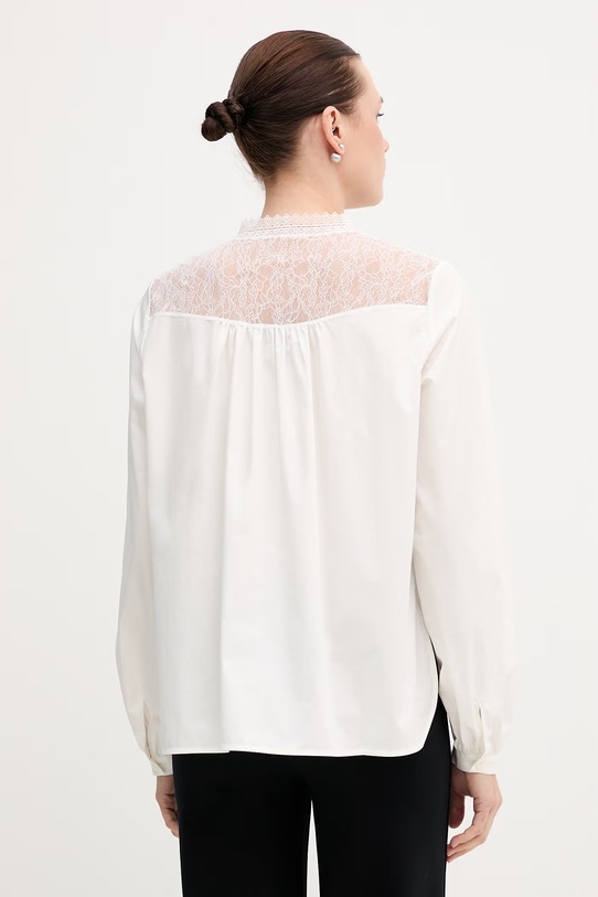 Odzież Mos Mosh koszula bawełniana Inda 177130 beżowy