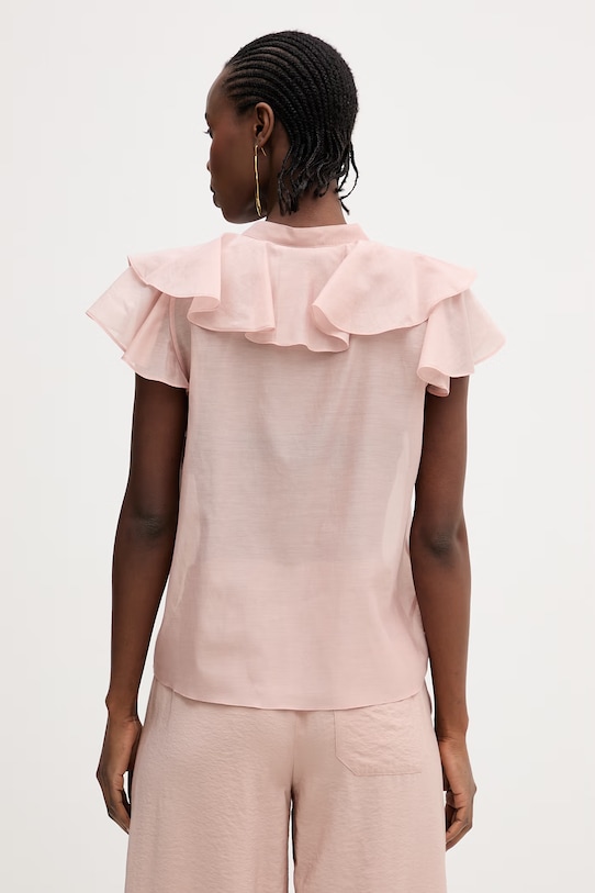 Ρούχα Μπλούζα με προσθήκη μεταξιού Marella FARAONE 2613161074200 ροζ