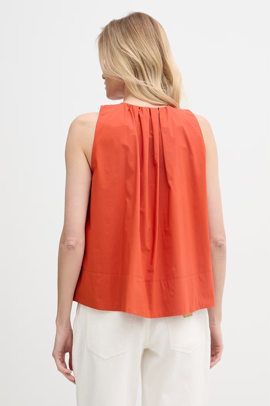 Одежда Marella рубашка для женщин с хлопком Emme by Marella 2615161042200 оранжевый