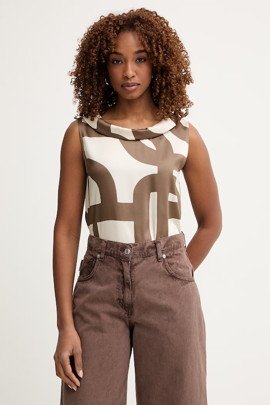 Marella блузка жіноча Emme by Marella коричневий 2615161142200