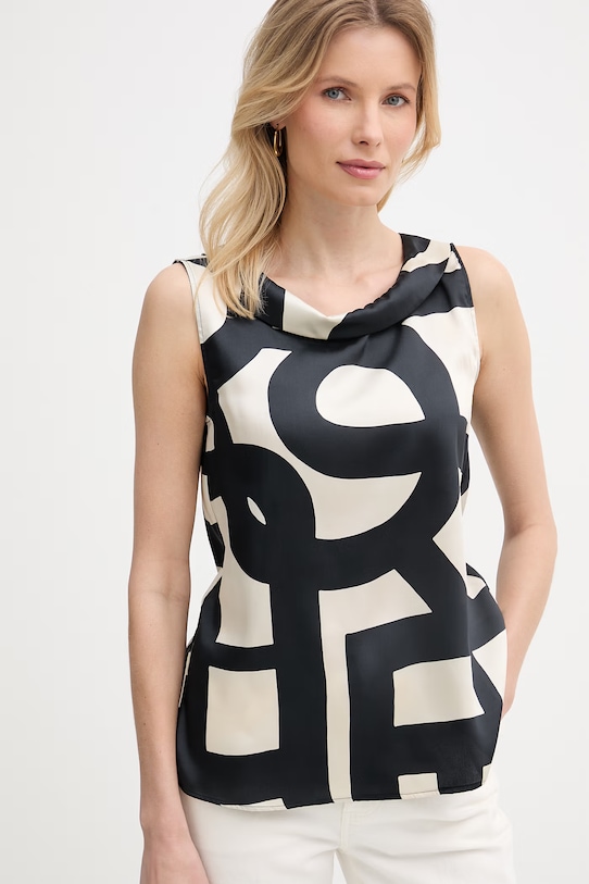 Marella bluzka damska Emme by Marella czarny 2615161142200