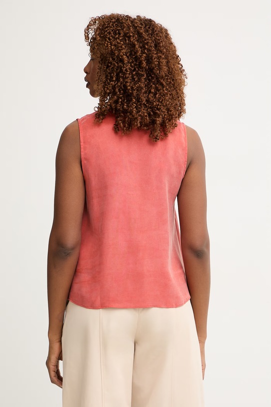 Oblečenie Marella blúzka s ramienkami dámska z lyocellu Emme by Marella 2615161182200 ružová