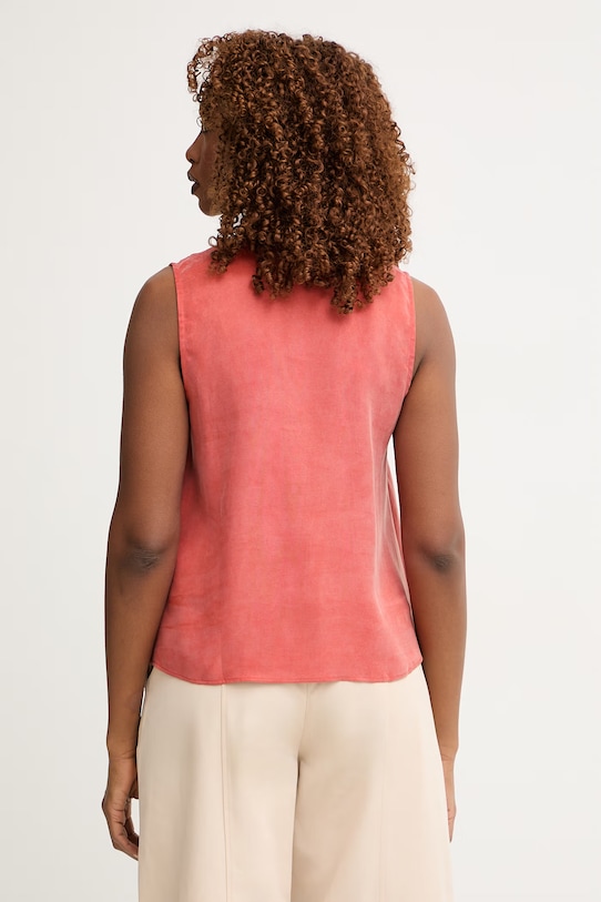 Oblečenie Marella blúzka s ramienkami dámska z lyocellu Emme by Marella 2615161182200 ružová