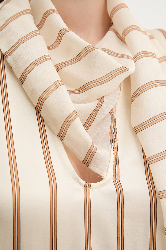 Simona Corsellini bluzka P26CPTO00401 beżowy