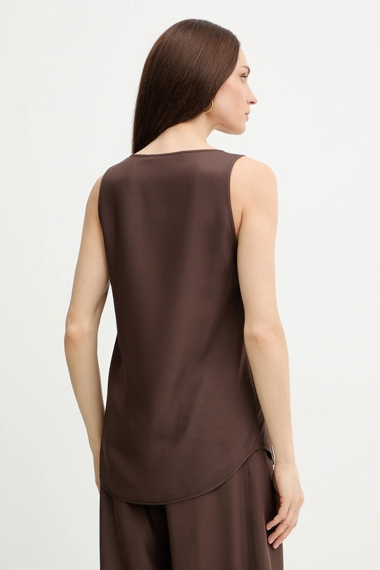 Odzież Simona Corsellini bluzka P26CPTO02001 brązowy