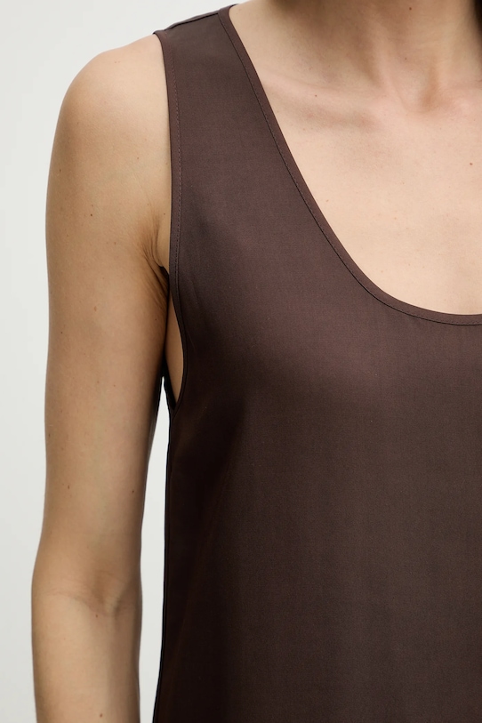 Simona Corsellini bluzka P26CPTO02001 brązowy