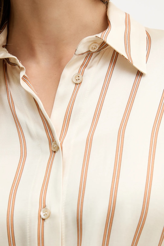 Simona Corsellini koszula beżowy P26CPCA00601