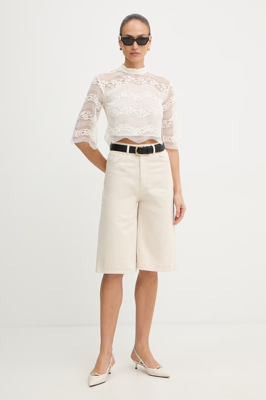 Twinset bluzka damska 261TP2900 beżowy SS26