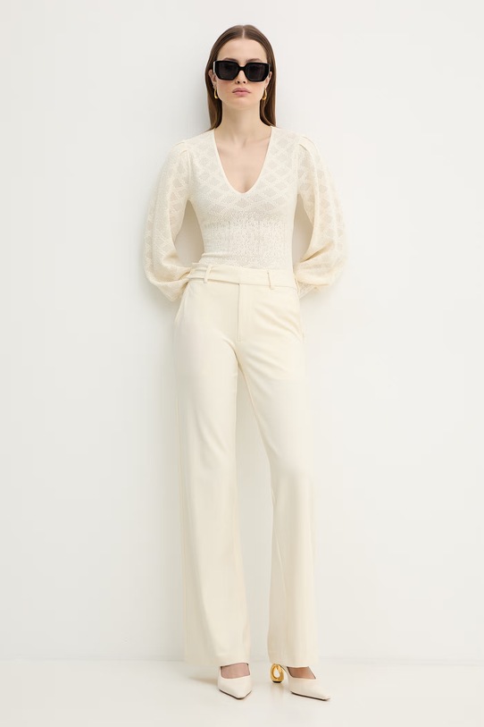 Twinset γυναικείο δαντελένιο σώμα 261TP3261 μπεζ SS26