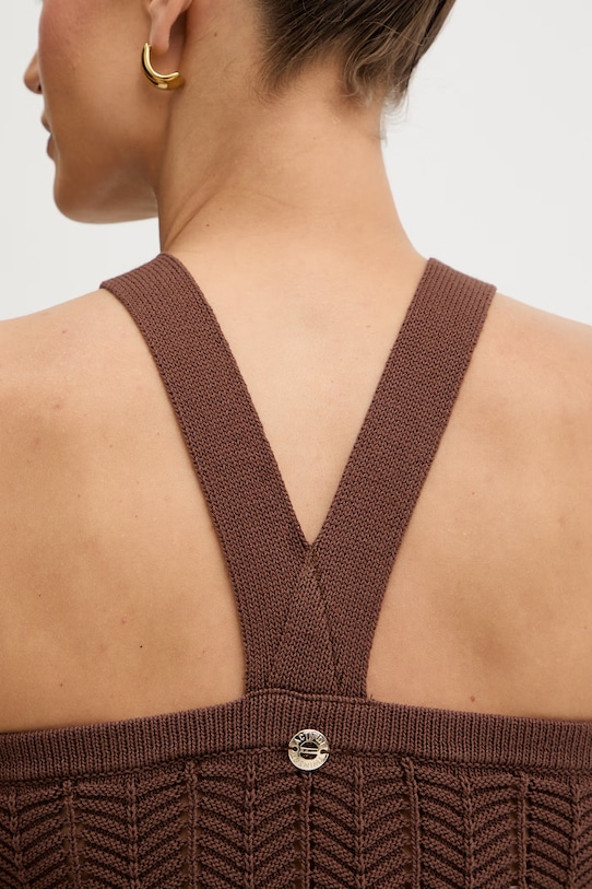 Twinset top brązowy 261AP3063