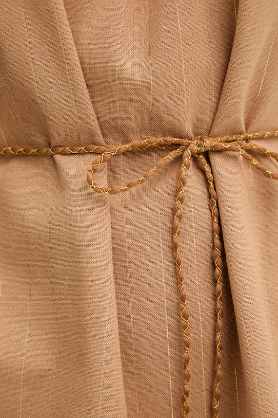 Twinset bluzka z domieszką lnu 261LB2QGG