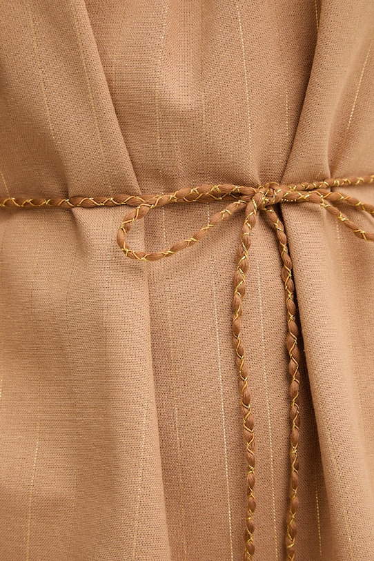 Twinset bluzka z domieszką lnu 261LB2QGG