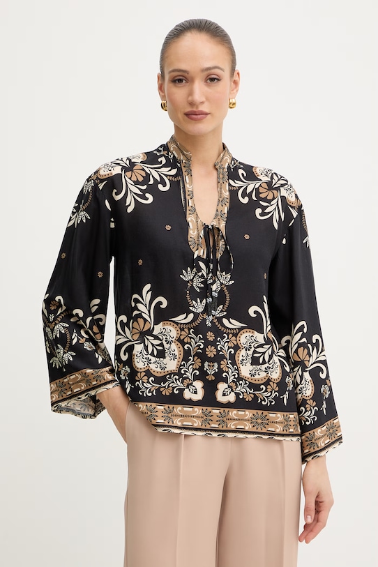 Twinset μπλούζα Γυναικεία μαύρο 261LB2NAA