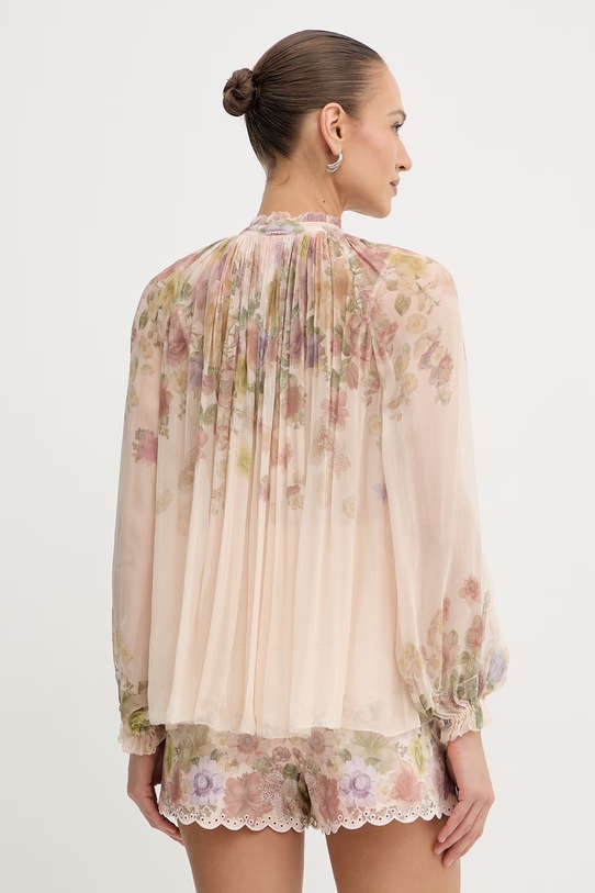 Odzież Twinset bluzka damska z wiskozy 261TT2562 beżowy