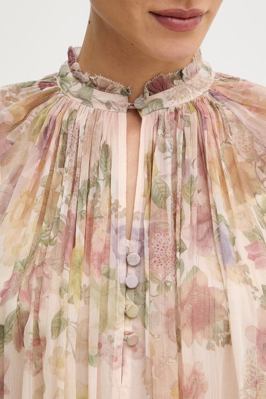 Twinset bluzka damska z wiskozy 261TT2562 beżowy