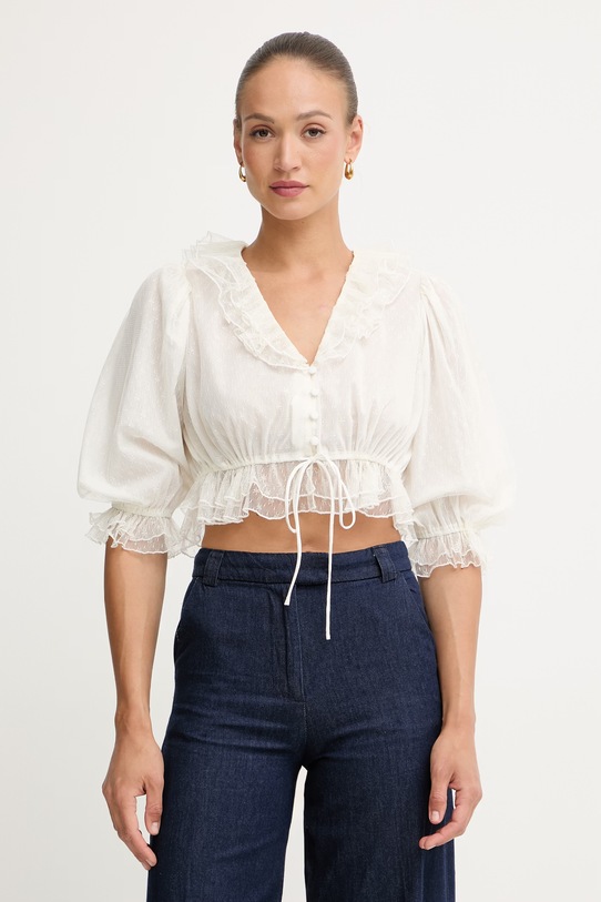 Twinset Πουκάμισο γυναικείο μπεζ 261TT2400