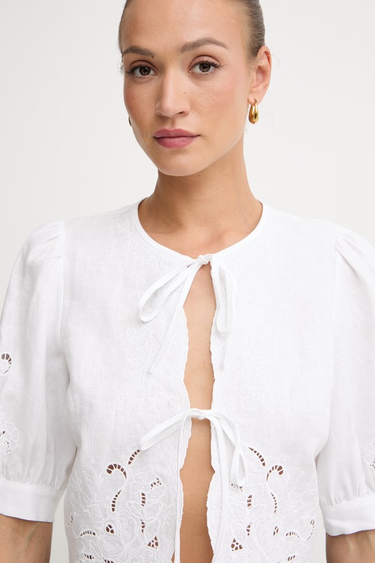 Twinset bluză pentru femei, cu in alb 261TT2120