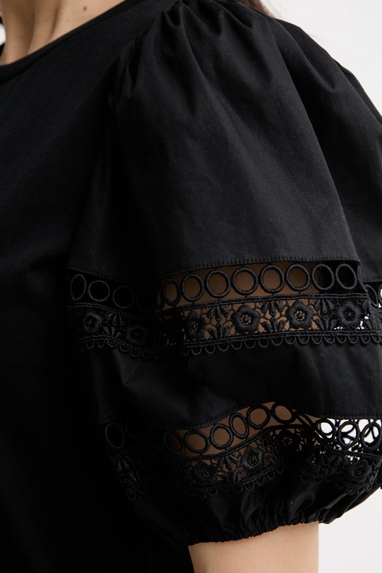 Twinset tricou pentru femei, din bumbac 261TT2260 negru