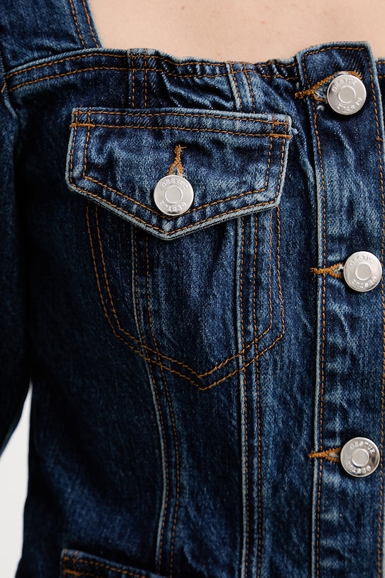 Gestuz koszula damska jeansowa 10911020 granatowy