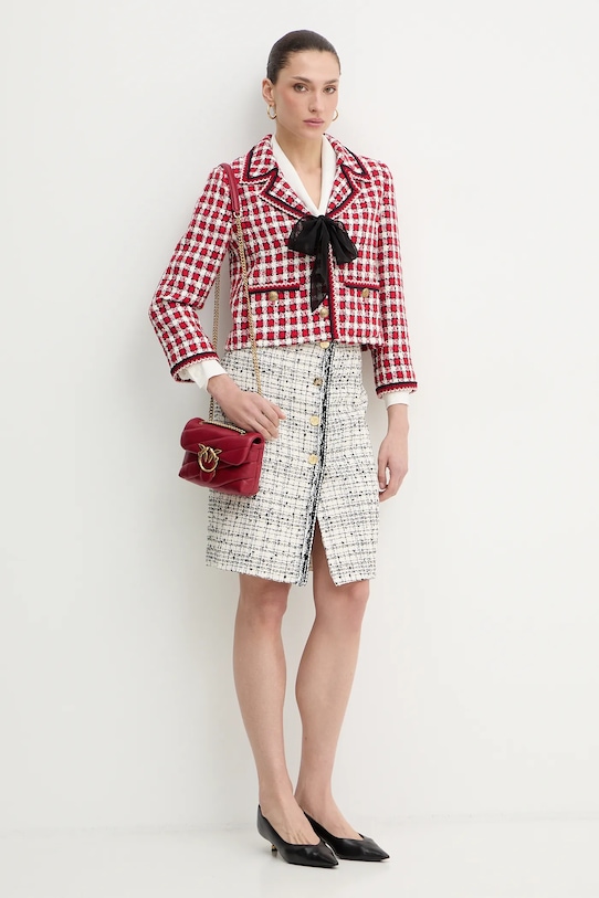 Luisa Spagnoli koszula jedwabna Balda 542842 beżowy SS26