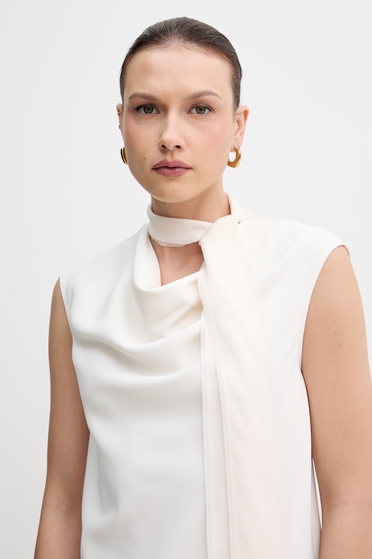 Sisley dámska blúzka béžová 5SLFLQ0AS