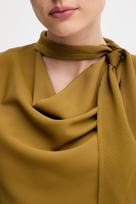 Sisley blúzka dámska 5SLFLQ0AS zelená