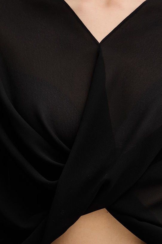 MM6 Maison Margiela bluzka S52NH0039.M35468.900 czarny