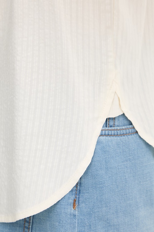 United Colors of Benetton bluzka damska z wiskozy 5X0VDQ0DD beżowy