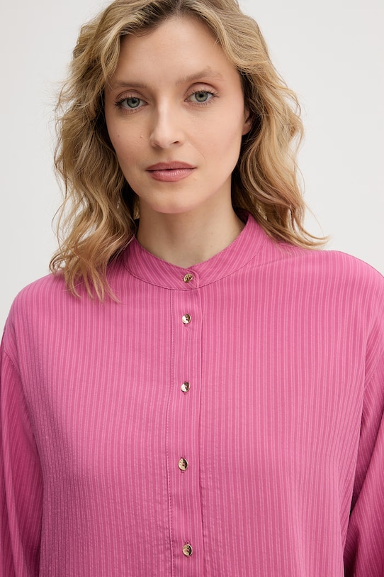 United Colors of Benetton bluzka damska z wiskozą różowy 5X0VDQ0DD