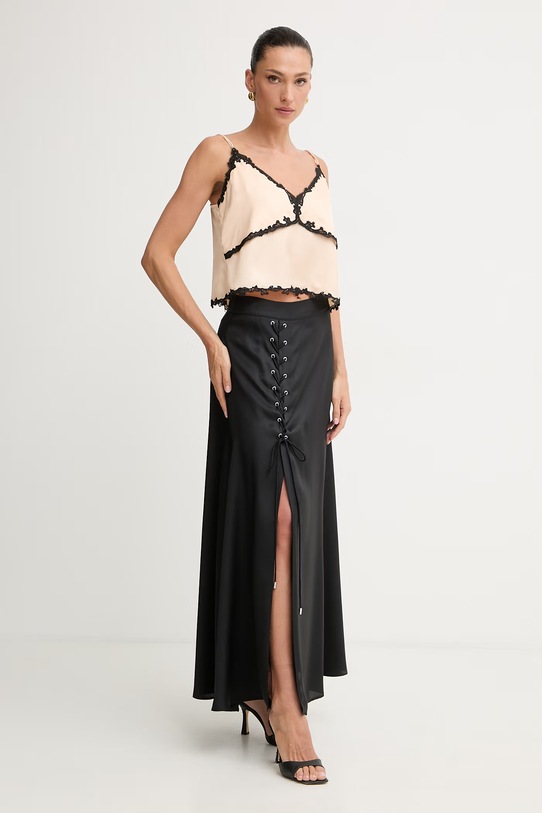 Pinko bluzka na ramiączkach damska 106893.A3AV pomarańczowy SS26