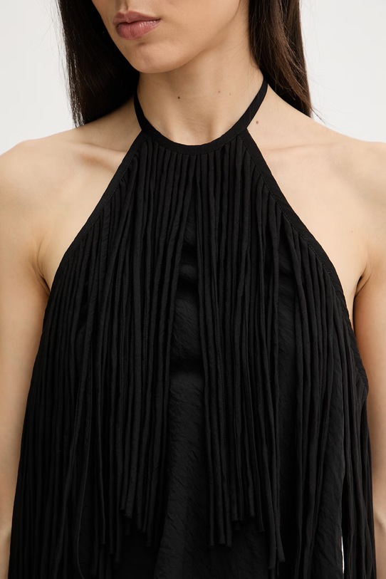 Pinko halter γυναικείο με βισκόζη 106794.A3AY μαύρο