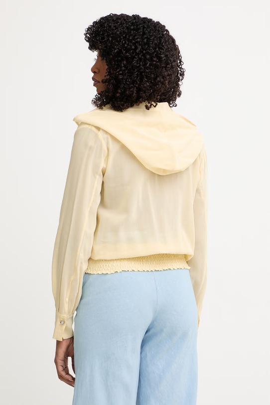 Odzież Pinko bluzka damska z wiskozą 106848.A3B2 żółty